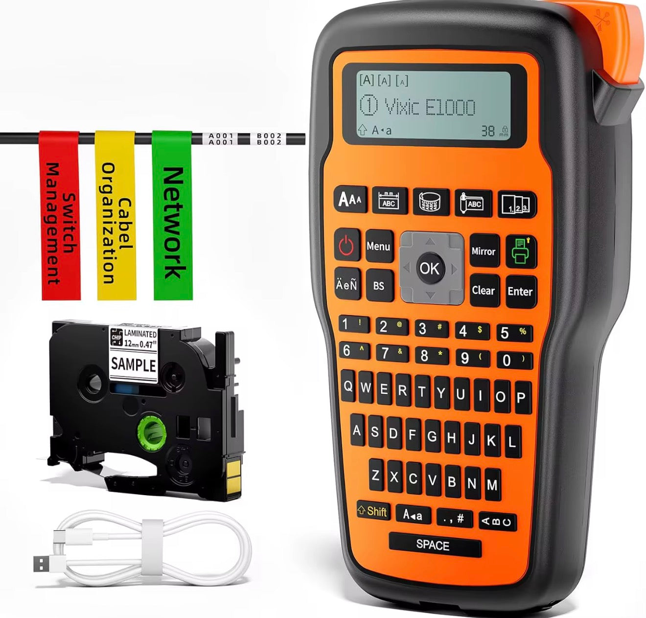 Portable Label Printer Machine