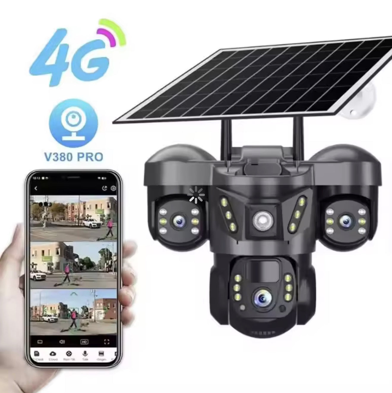 Solar Camera 3 in 1 4G V380