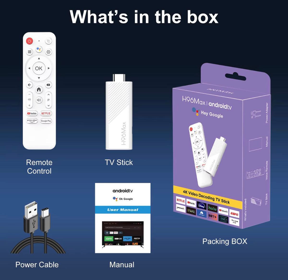 Android TV stick H96 Max