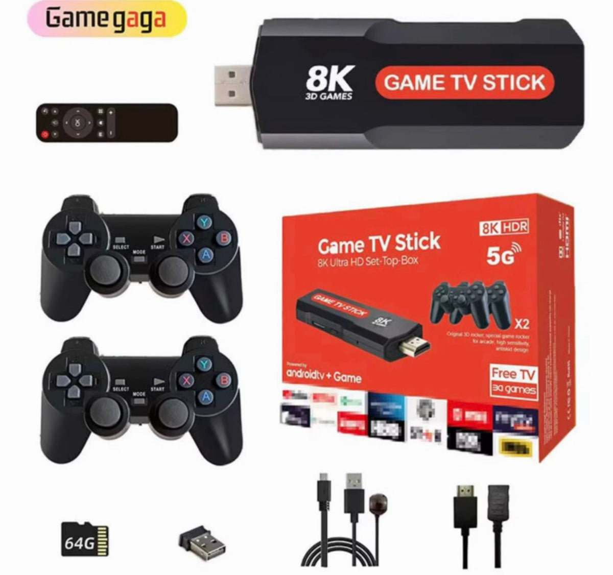 Dual Game stick Console X2