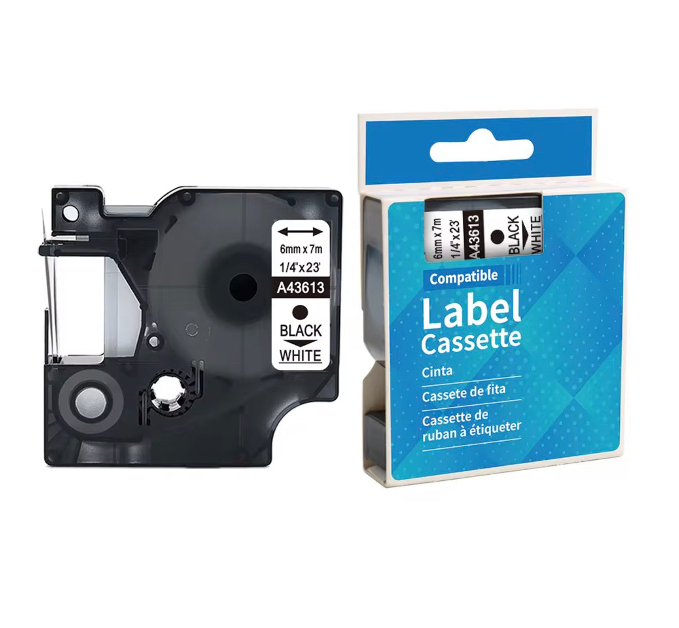 Label printer Cartridge 12mm Blue