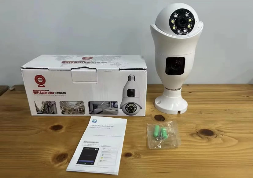 Bulb Camera Dual 3Mp round