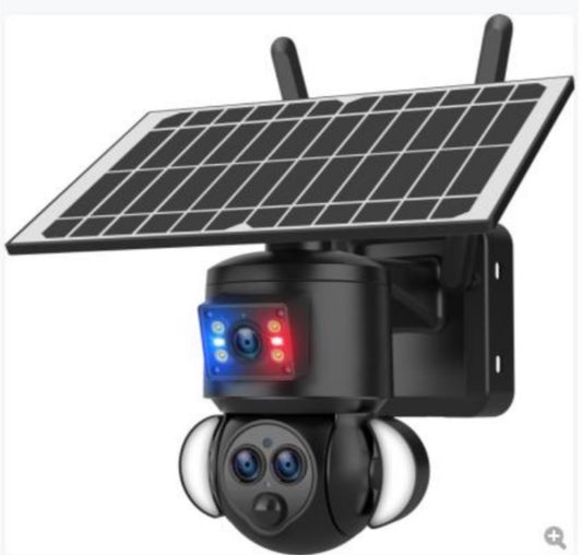 Dual Floodlight Solar Camera 4G 6MP