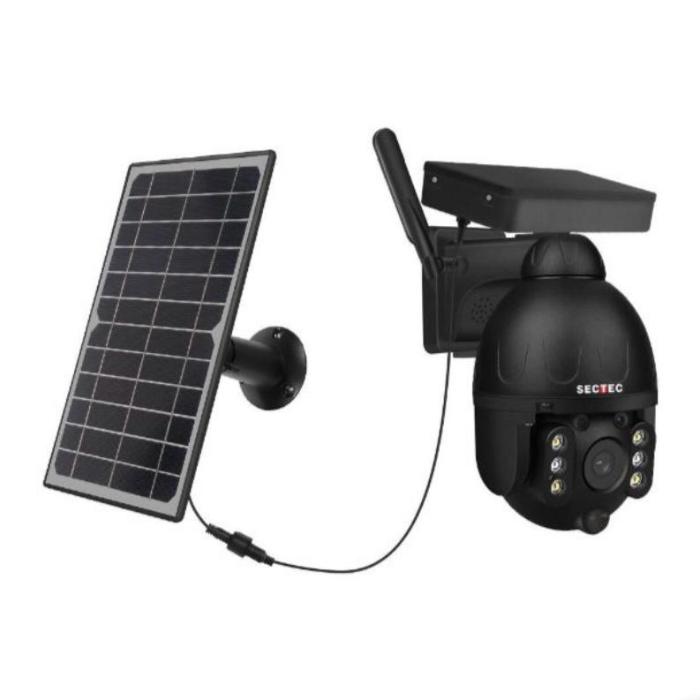 Solar Camera 4MP WIFI  with Lithium Batteries