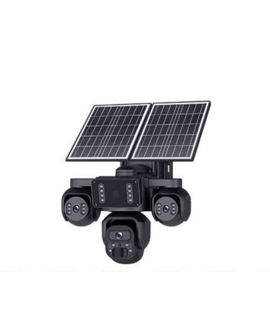 3 lens Solar Camera 9MP Ubox