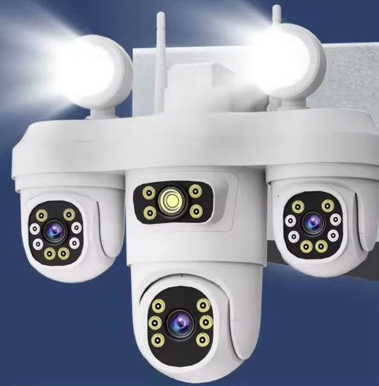 8MP WiFi 3 lense Camera with Floodlight