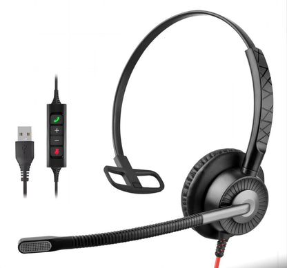 Professional Call Center Headphones Type C one sided