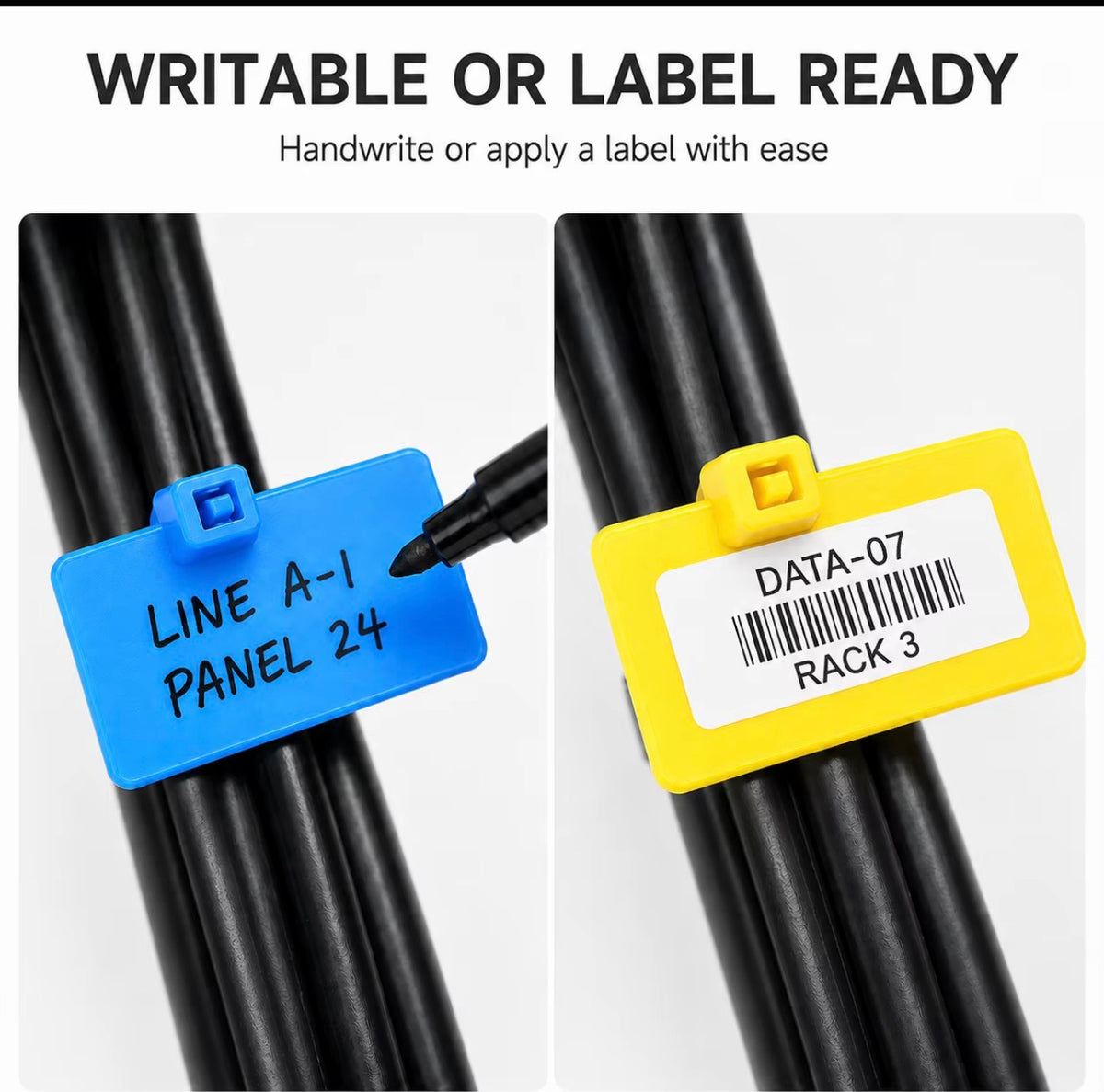 Cable tags 4*200mm, 250pcs pkt