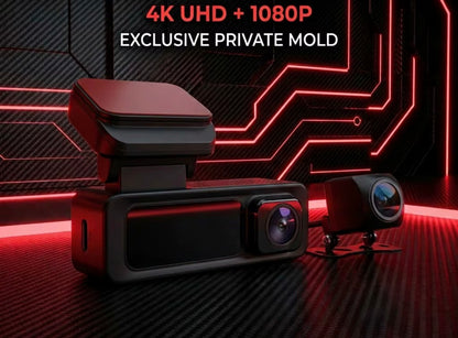 4G Dual Lens DashCam 4K