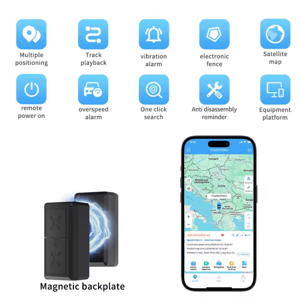 Portable mini GPS tracker