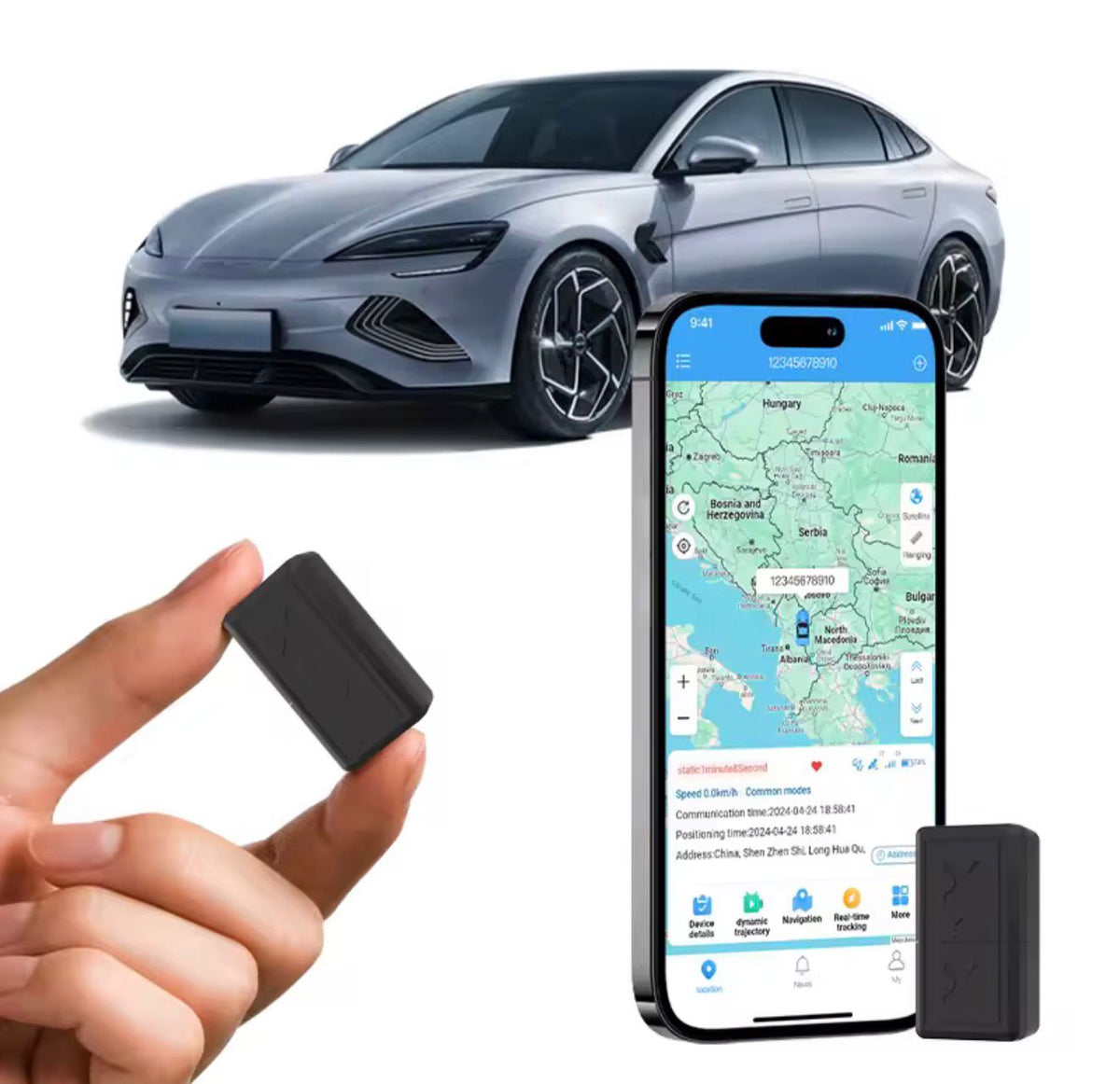 Portable mini GPS tracker
