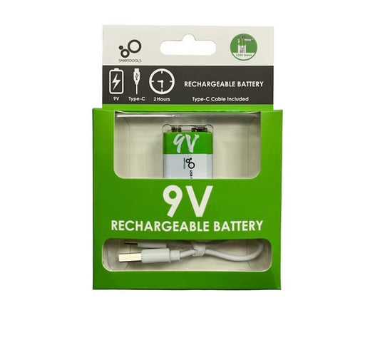 Rechargeable battery 9V {pack of 1}