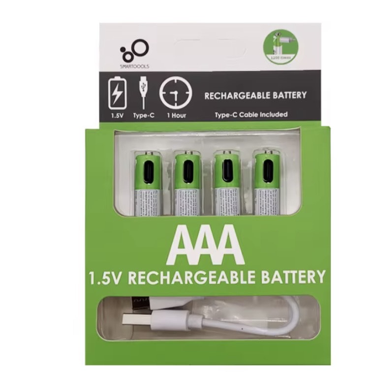 Rechargeable battery AAA [pack of 4}
