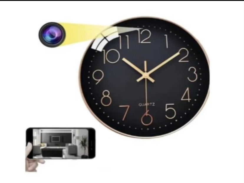 Wall Clock Hidden Camera